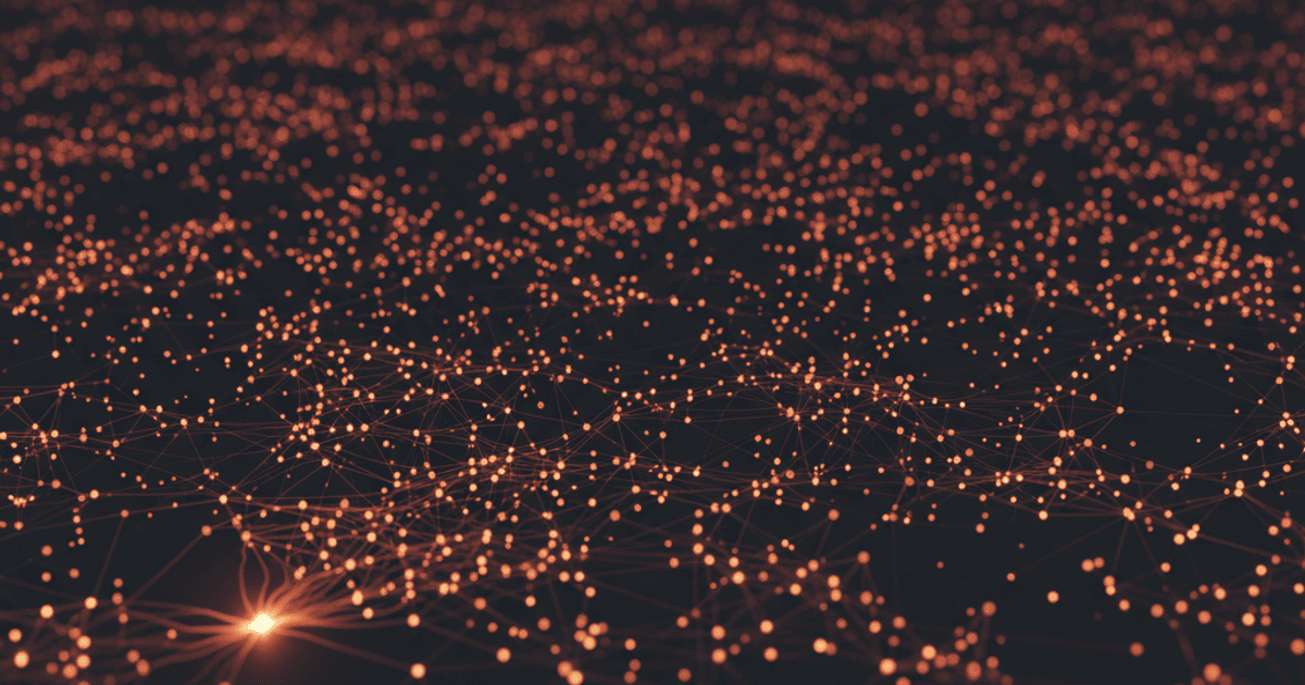 Twenty near-identical wallet cards fanning out from a single funding source at the moment of a token launch, lit in deep red against near-black